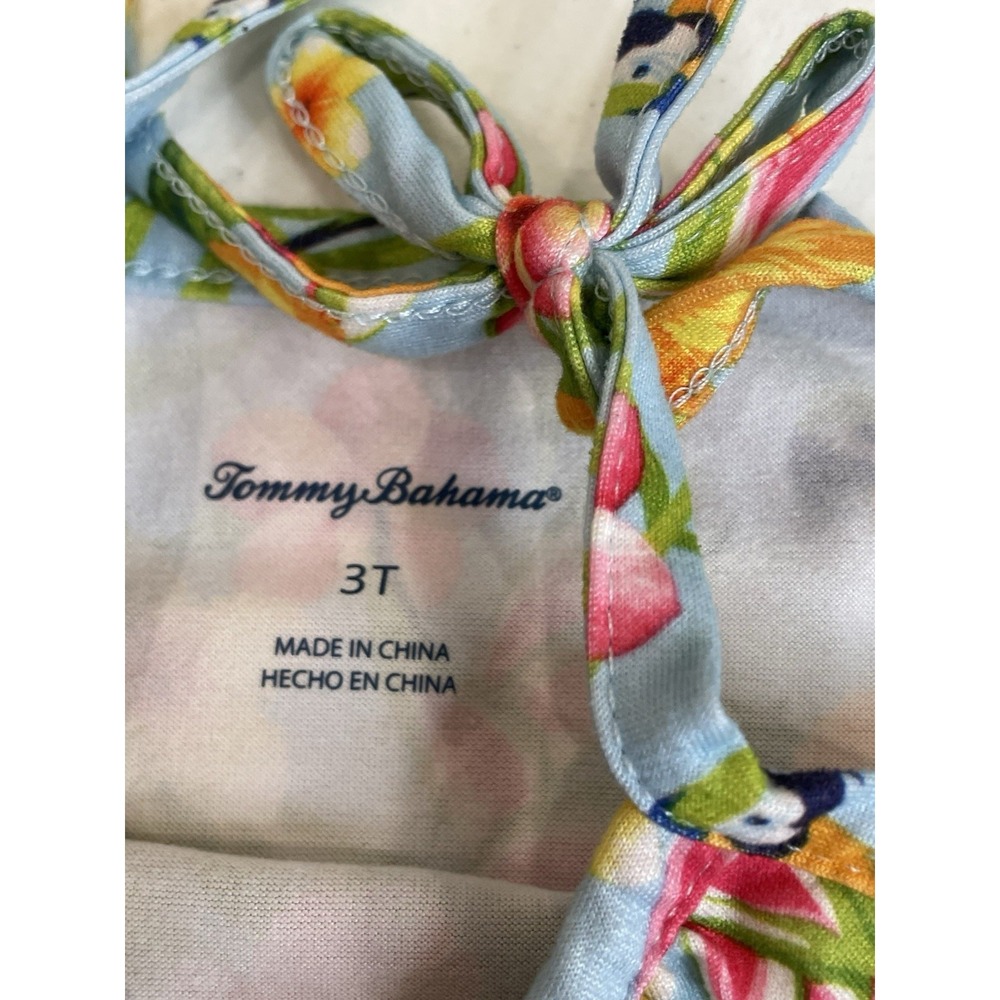 Tommy Bahama Girls dress Toddler 3T Sundress Tropical Beach Floral Vacation - Picture 7 of 8